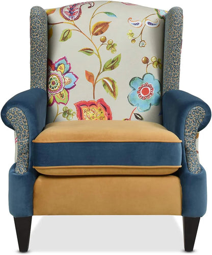 Anya Boho Chic Wingback Accent Chair