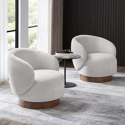 Luxury Bouclé Accent Armchair