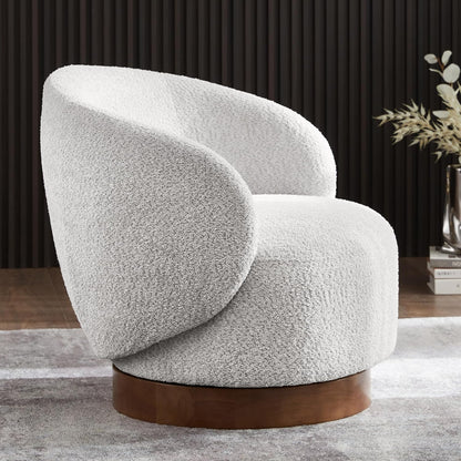Luxury Bouclé Accent Armchair