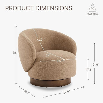 Luxury Bouclé Accent Armchair