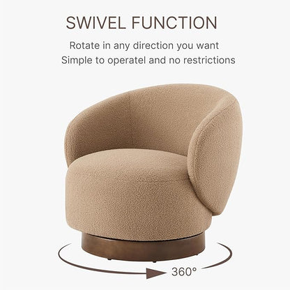 Luxury Bouclé Accent Armchair